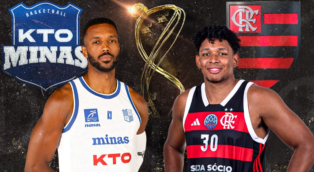 Minas e Flamengo, os dois melhores times do NBB, decidem o título da Copa Super 8 em Belo Horizonte.