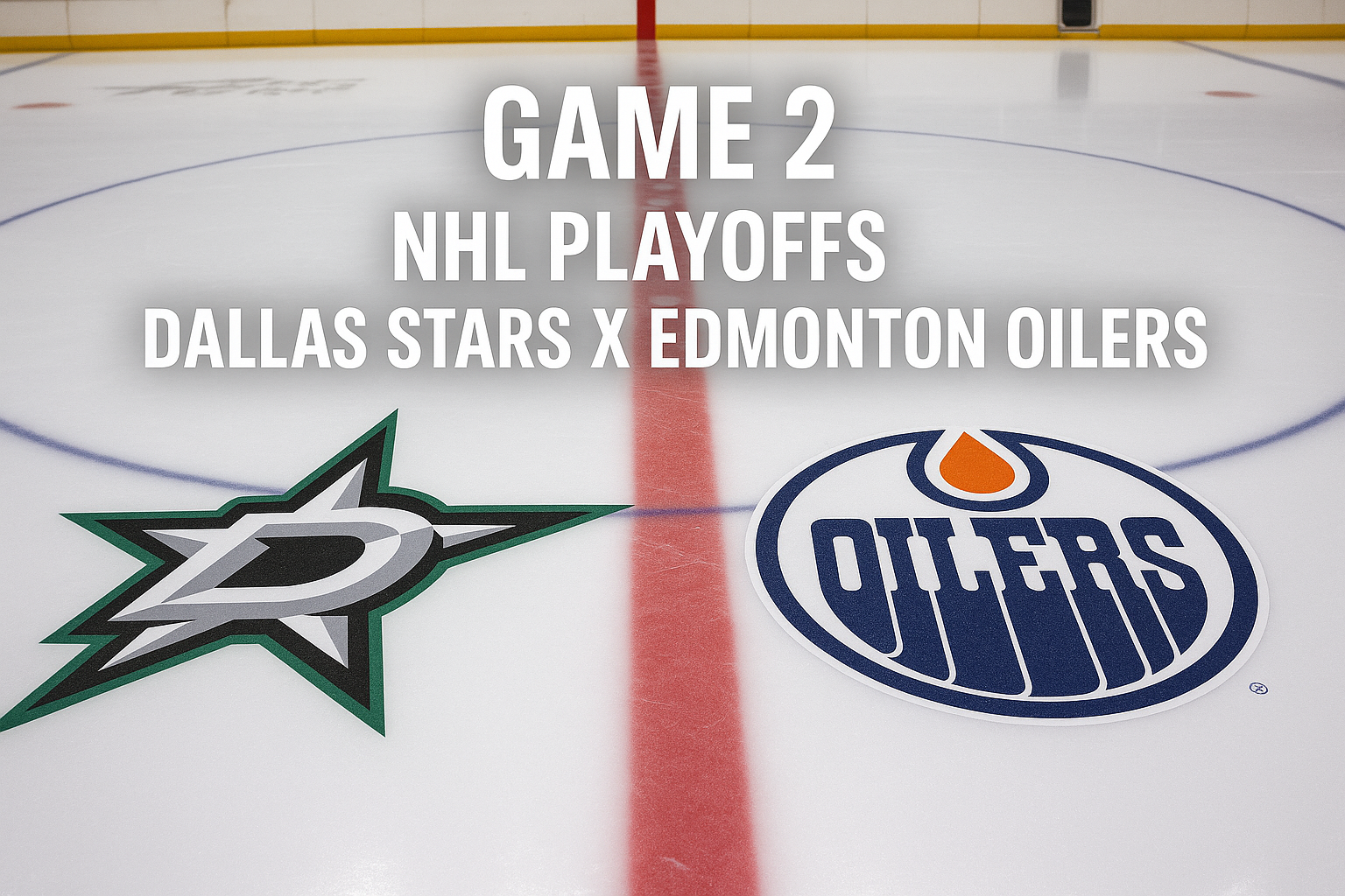 Dallas Stars e Edmonton Oilers se enfrentam nesta sexta-feira, 23 de maio, às 21h no horário de Brasília, pelo Jogo 2 da série.