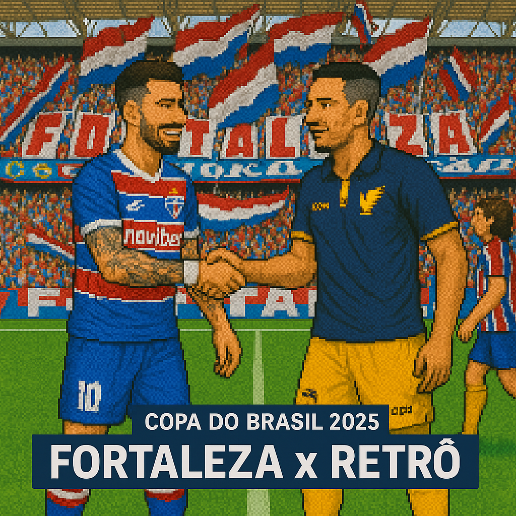 Fortaleza e Retrô jogam pela partida de volta da terceira fase da Copa do Brasil 2025 nesta quarta-feira, 21 de maio, às 19h no horário de Brasília.