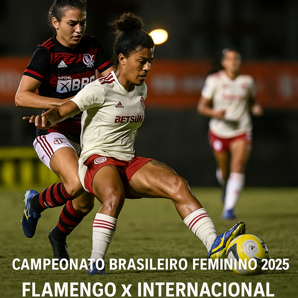 Flamengo e Internacional entram em campo pela 12º rodada do Campeonato Brasileiro Feminino da Série A1.
