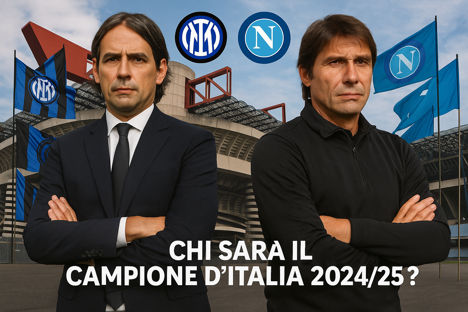 A sexta-feira, 23 de maio, vai revelar o Campeão Italiano da temporada 2024/25. E a definição acontece na 38º rodada, a última da temporada.