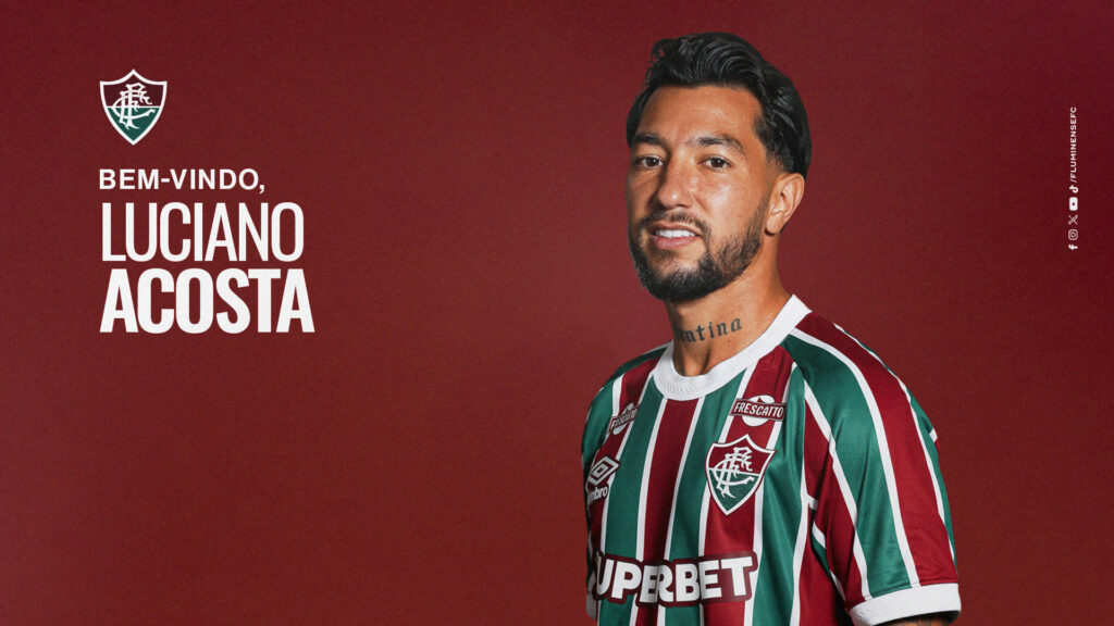 Luciano Acosta anunciado pelo Fluminense