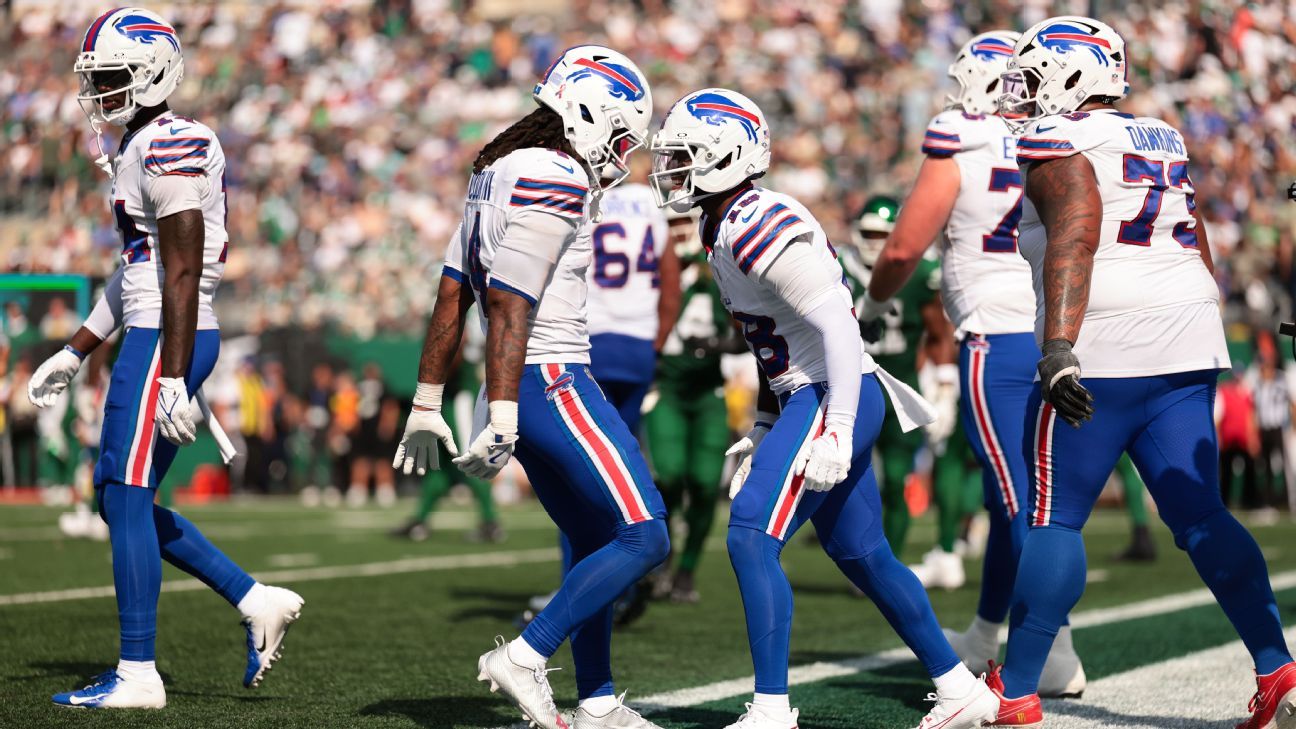 Favoritos por 12,5 pontos contra os Dolphins, o Buffalo Bills tem a maior diferença de pontos da NFL na temporada