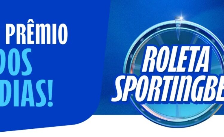 Aproveite o Link Promocional e ganhe um giro grátis diário na Roleta Sportingbet apostando pelo menos R$5.