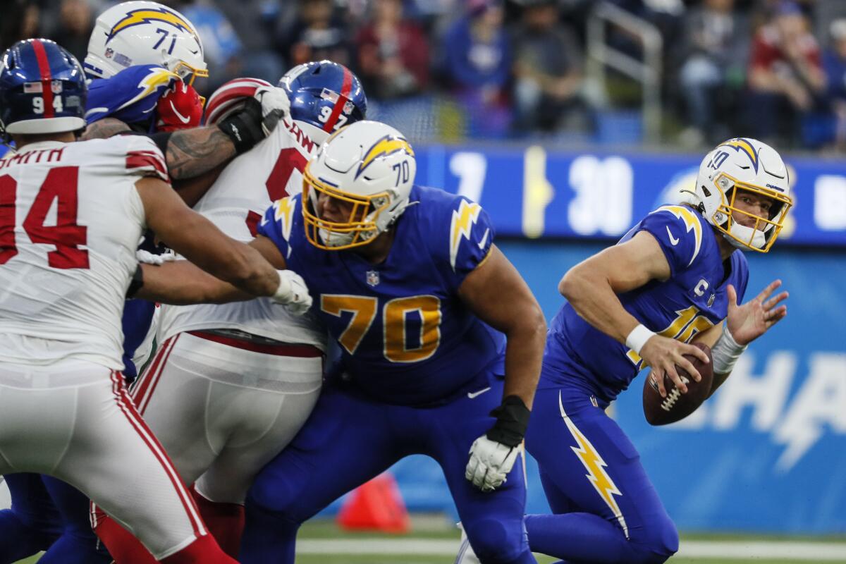 O New York Giants (0-3) busca sua primeira vitória na temporada em jogo contra o invicto Los Angeles Chargers (3-0).