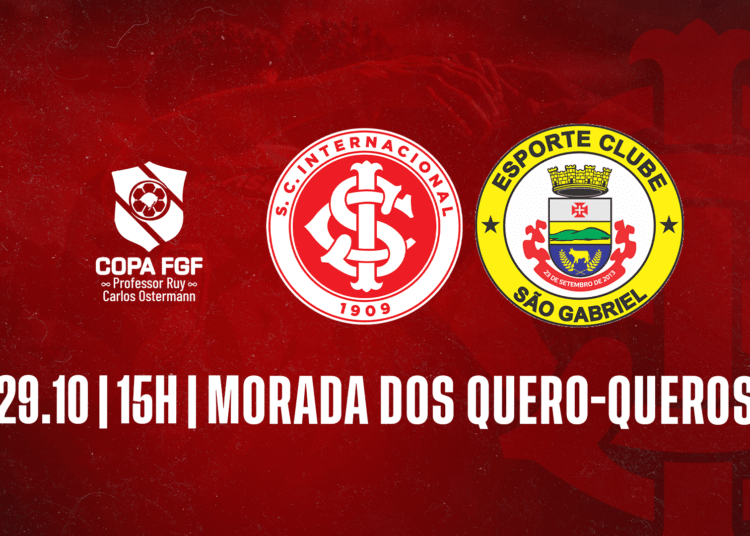 Na Morada dos Quero-Queros, o Internacional recebe o São Gabriel pela fase de classificação da Copa FGF.