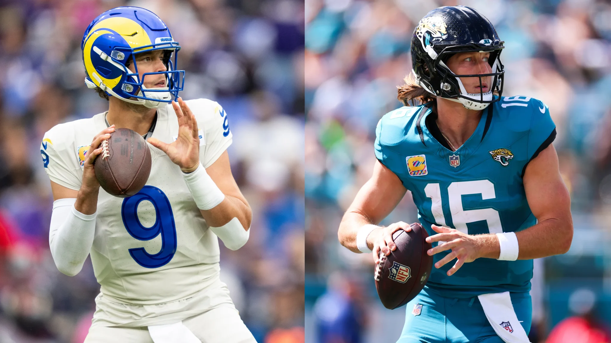 Saiba onde assistir, desfalques e palpite do jogo entre Jacksonville Jaguars x Los Angeles Rams em Londres pela Semana 7 da NFL 2025.