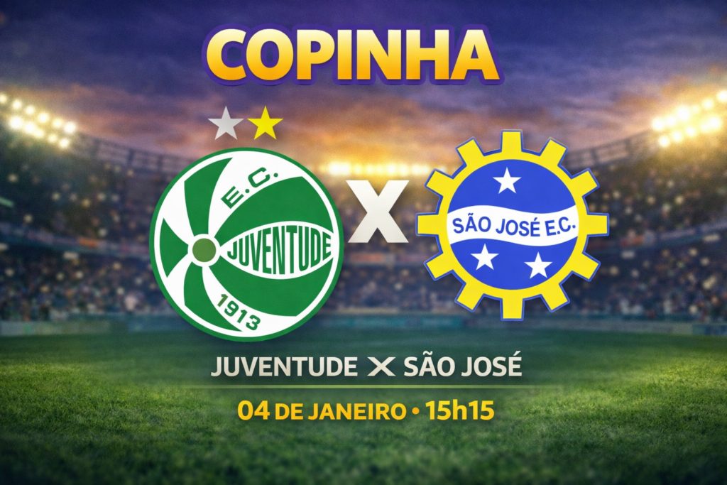 Palpite: Juventude x São José - Copinha 2026 (04/01)