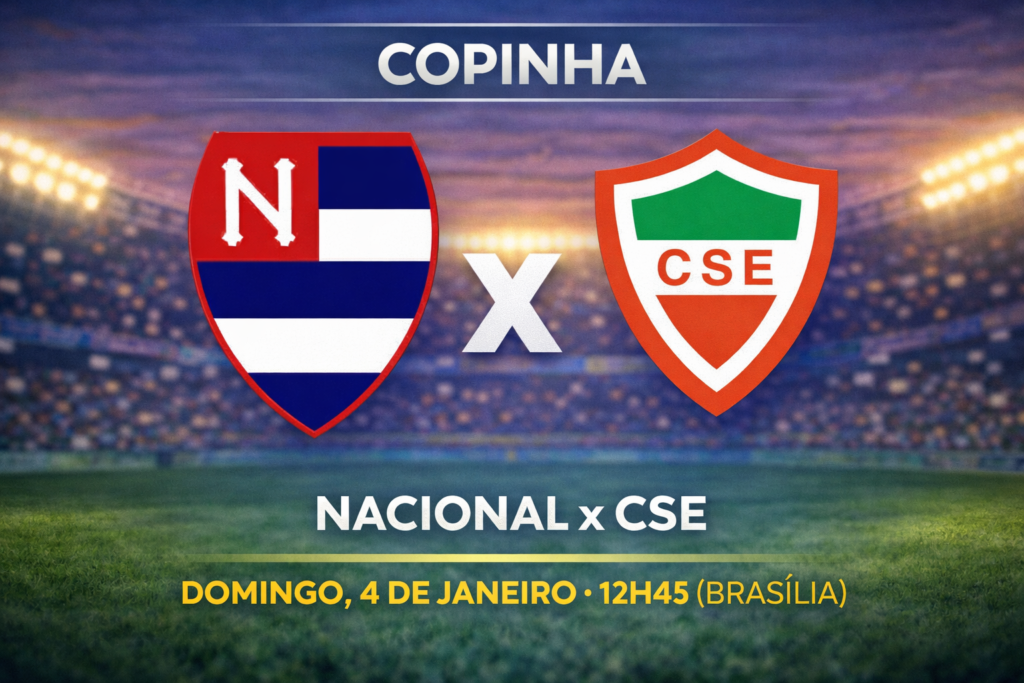 Palpite: Nacional x CSE - Copinha 2026 (04/01)