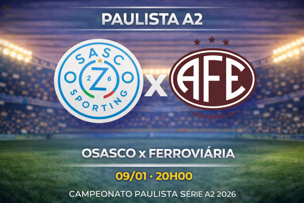 Palpite: Osasco x Ferroviária - Paulista Série A2: