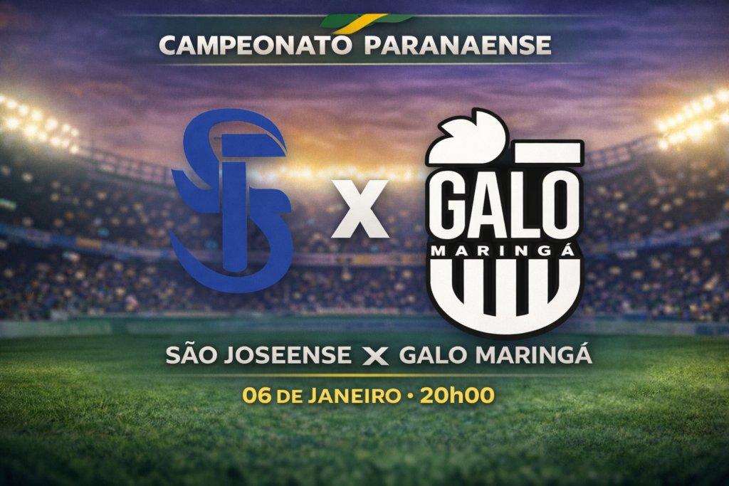 Palpite: São Joseense x Galo Maringá - Campeonato Paranaense (06/01)