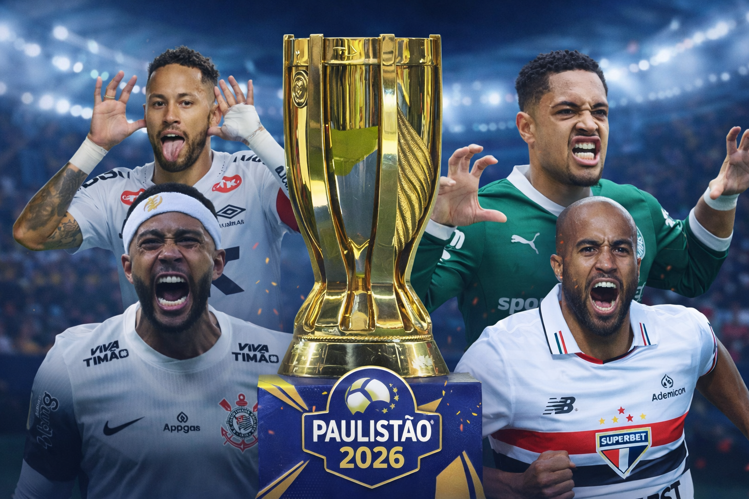 Quem vence o Paulistão 2026? Veja Odds das Apostas de Longo Prazo na Betano