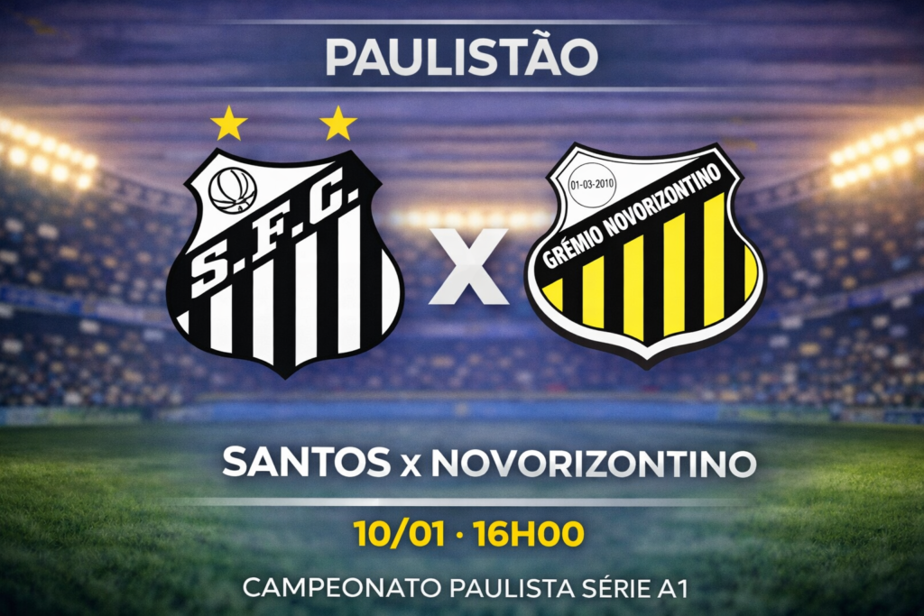 Palpite: Santos x Novorizontino - Campeonato Paulista 10/01/2026