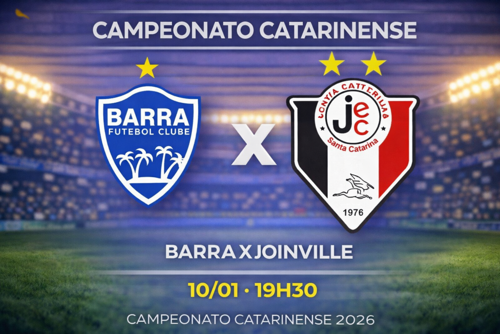 Palpite: Barra x Joinville - Campeonato Catarinense 10/01/2026
