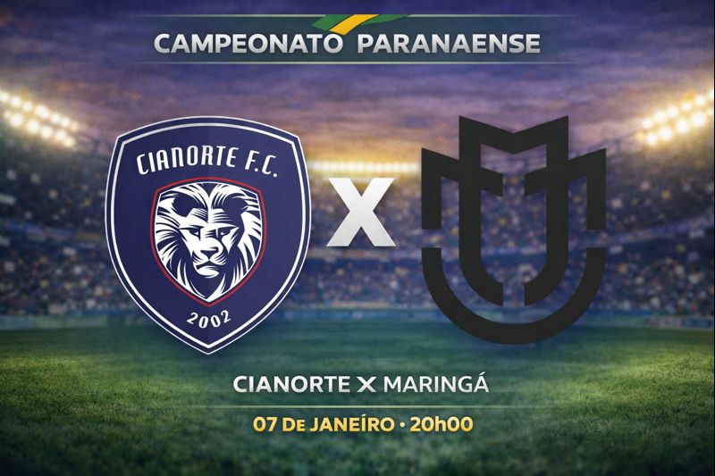 Palpite: Cianorte x Maringá - Campeonato Paranaense (07/01)