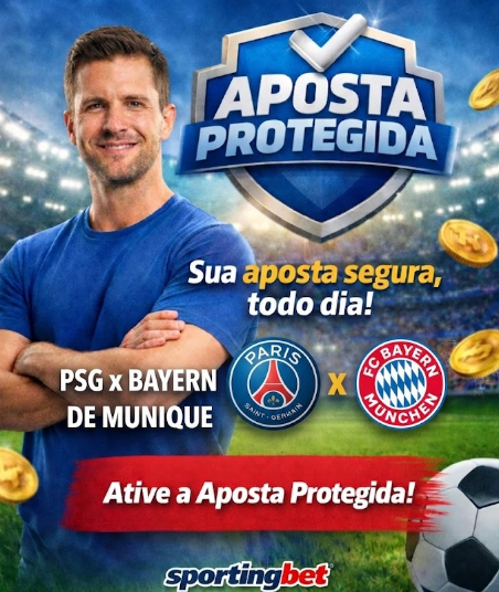 Aposta Protegida Sportingbet HOJE: PSG x Bayern de Munique / Champions League