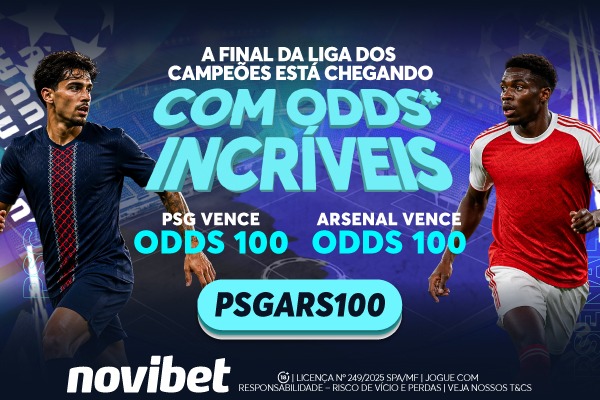 Descubra onde assistir ao vivo, as estatísticas e o melhor palpite para PSG x ARsenal odds 100 Final Champions League.