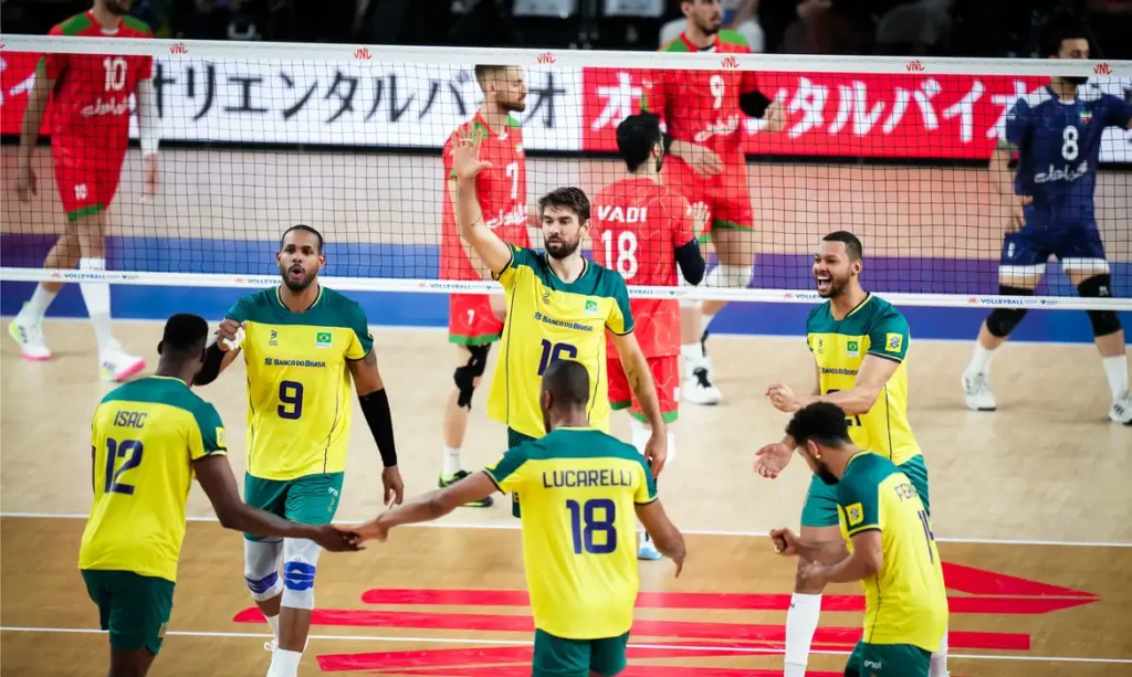 Descubra onde assistir ao vivo, as estatísticas e o melhor palpite para Brasil x Irã Liga das Nações de Vôlei Masculino 10/06/2026.
