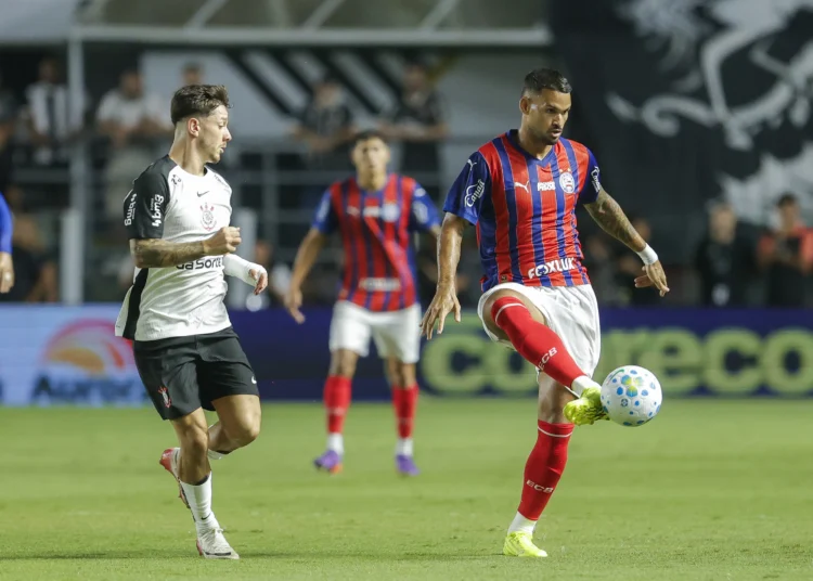 Jogadores de Bahia x Corinthians prontos para partida de domingo (26/07) do Brasileirão 2026.